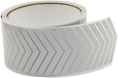 SISER Nastro rifrangente silver termosaldabile a mini frecce - 50mm x 1mt
