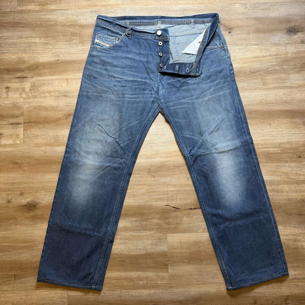 Jean Diesel Homme Taille 38 (W28 L32) – Noir, Slim, Coton/élasthanne, Occasion Très Bon état