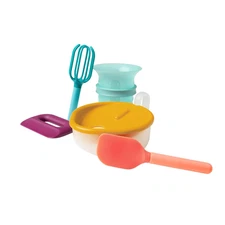 Boon Intro Toddler Food Prep Set - Kids' Kitchen Tools - 5 Unique Toddler Kitche
