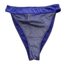 Danskin W's L 1901 VTG 90s Satin Nylon Antron Dance Hi-Cut Cheeky Made in USA