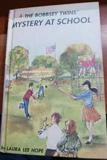Vintage Bobbsey Twins Mystery At School Book #4 Laura Lee Hope Grosset Dunlap