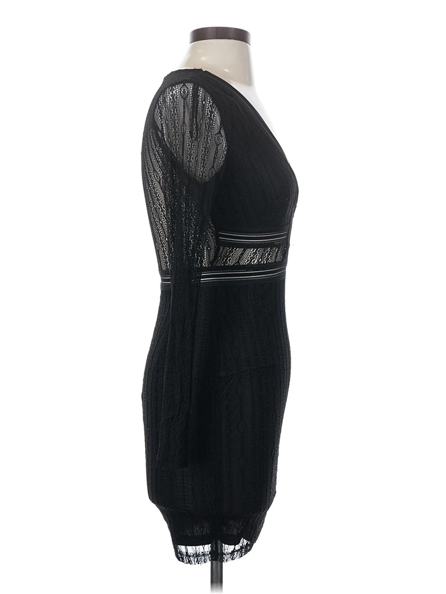 Hello Molly Women Black Cocktail Dress S View 3
