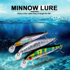 5PCS Fishing Bait Topwater Popper Life Like Lure Bass Wobbler Crankbait