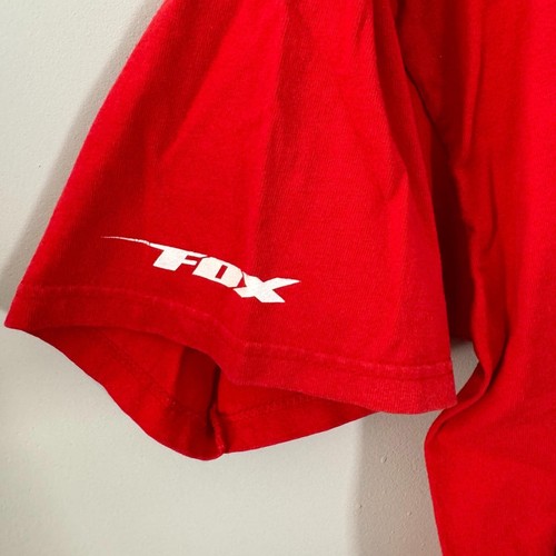 Vintage Fox Racing Shirt Men’s XL Red Honda Logo Motorcross Racing 90’s Y2K - Picture 3 of 6
