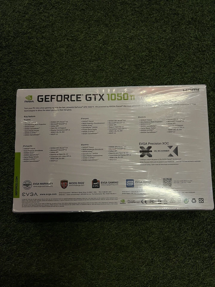 EVGA NVIDI SUPER CLOCKED GEFORCE GTX 1050 Ti 4GB BRAND NEW FACTORY SEALED - Image 2 of 2