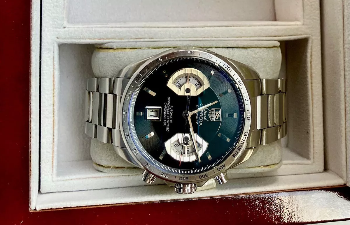 Amazing TAG Heuer Grand Carrera Calibre 17 Men's Stainless