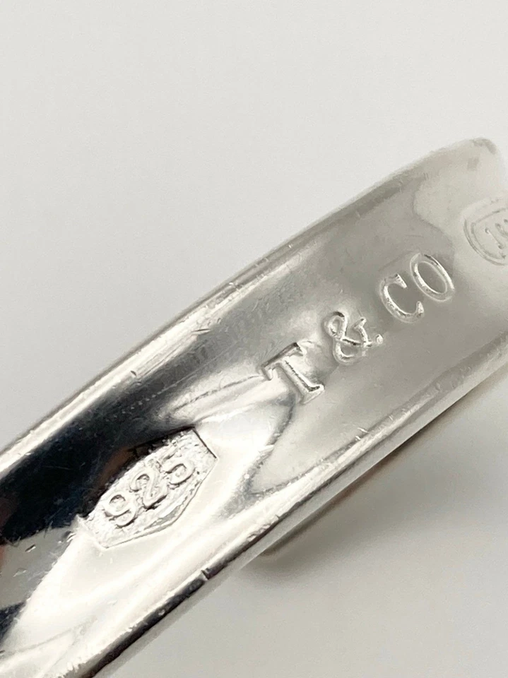 Tiffany &Co 1837 sterling silver cuff Bracelet - Image 3 of 4