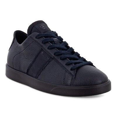 Ecco Street Lite black Sneaker Schnürschuh Leder Goretex NEU  Trend 212823-51052