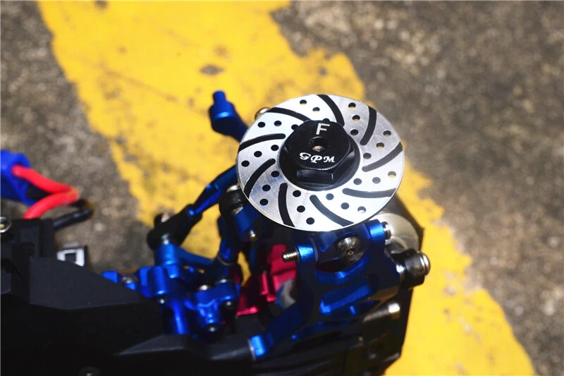 GPM Aluminum Front+Rear Brake Disk With Silver Lining For Axial-1/18 Yeti Jr - Image 2 of 4