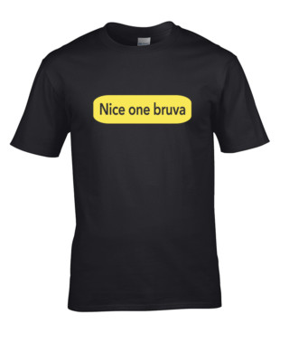 Nice One Bruva - Rave Scene Meme - Herren T-Shirt