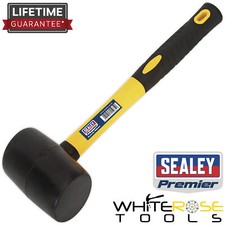 Sealey Rubber Mallet 1lb with Fibreglass Shaft Premier