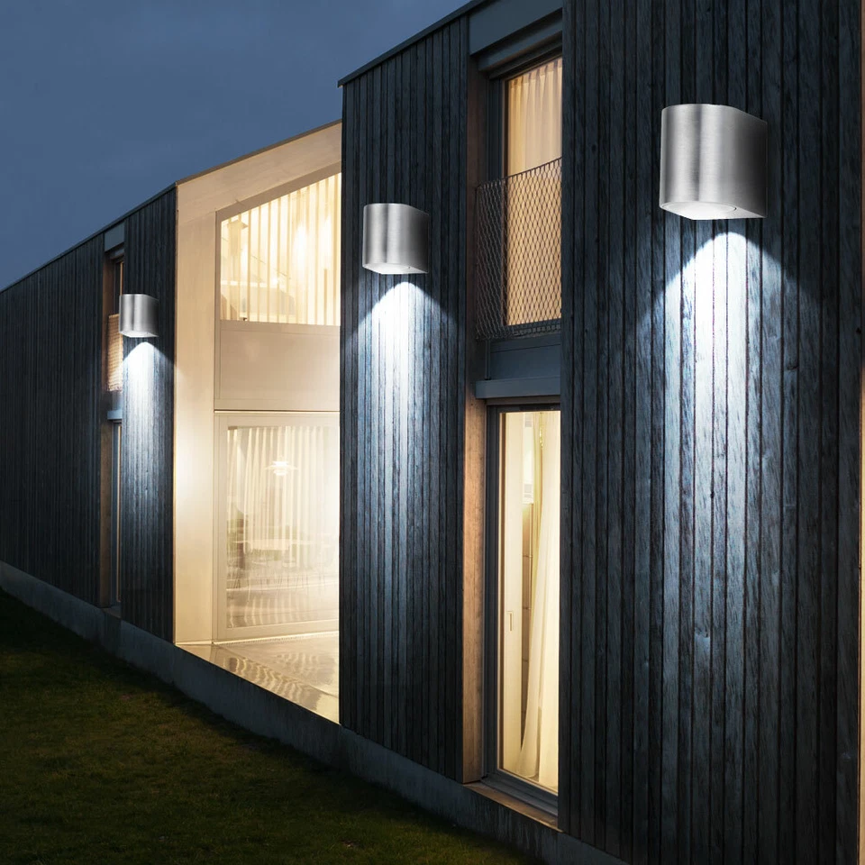 Außenleuchte Wandlampe Leuchte Spotstrahler IP44 Up & Down Kupfer schwarz silber - Bild 4 von 4