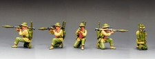 KING  COUNTRY VIETNAM WAR VN167 NVA KNEELING FIRING RPG