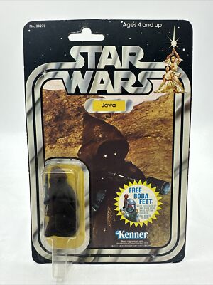 Jawa 20-Back Star Wars 1978 Kenner Vintage Action Figure NEW SEALED Fett Offer
