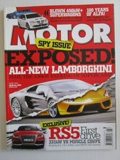 MOTOR CAR MAGAZINE June 2010 - NEW LAMBO EXPOSED - HAIL THE KING OF SUPERCARS 