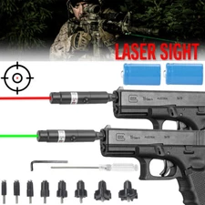 Laser Bore Sight Collimator Red Green .22 to .50 Caliber Sighter Rifle Handgun