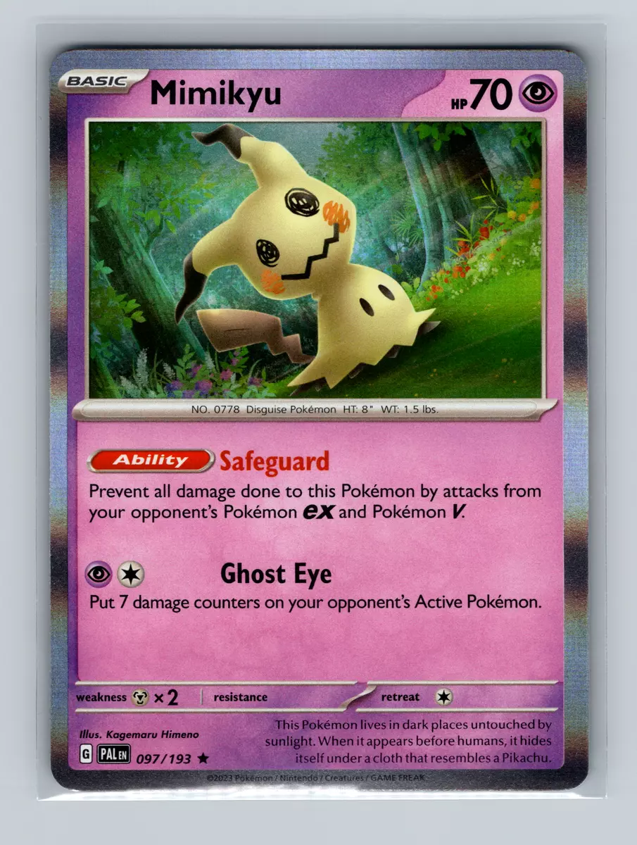 Mimikyu - 097/193 - Paldea Evolved - Holo – Card Cavern Trading Cards, LLC