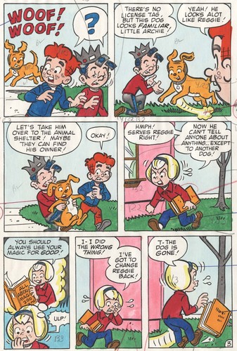 ARCHIE GIANT SERIES MAGAZINE #556 PAGE 3 COLOR GUIDE
