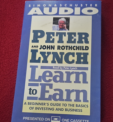 Simon & Schuster Audio Learn to Earn Cassette Peter Lynch John Rothchild