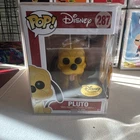 Funko Pop Disney Pluto 287 Disney Treasures Exclusive With Custom Art By FRISCO