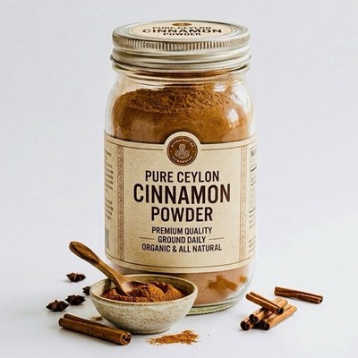 Alba Ceylon Cinnamon Powder   100% Pure Natural Sri Lankan Spice 900g