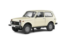 1980 LADA NIVA 4X4 CREAM WHITE RUSSIAN SUV 1:18 by SOLIDO S1807301 NEW IN BOX