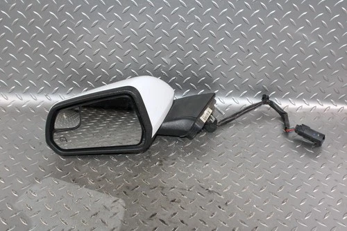 15-20 Mustang White Cap Driver Side Left LH Power Door Mirror Heated OEM Factory