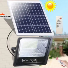 JVEE 30W 1000Mah Solar Flood Lights Remote Control Powered Spotlight Outdoor Wat