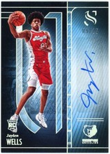 2024-25 Panini Silhouette Jaylen Wells Auto RC /25 Grizzlies
