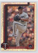 2025 Topps Chrome Logofractor Edition Zebby Matthews #277 1qd8