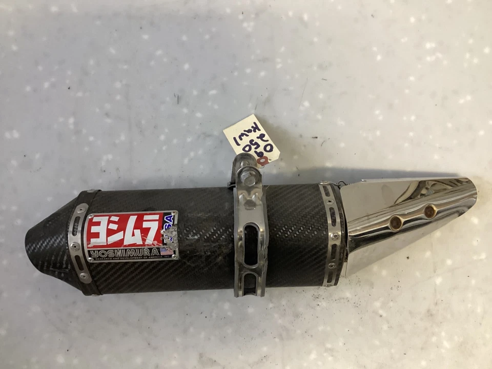 08-12 KAWASAKI NINJA 250R YOSHIMURA TRC ГЛУШИТЕЛЬ ВЫХЛОПА ИЗ УГЛЕРОДНОГО ВОЛОКНА СКОЛЬЖЕНИЕ - Изображение 3 из 4