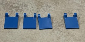 1989 LEGO Blue Flag 2 x 2 Square Caribbean Slipper 6274 #2335. X4 - Ships FAST!