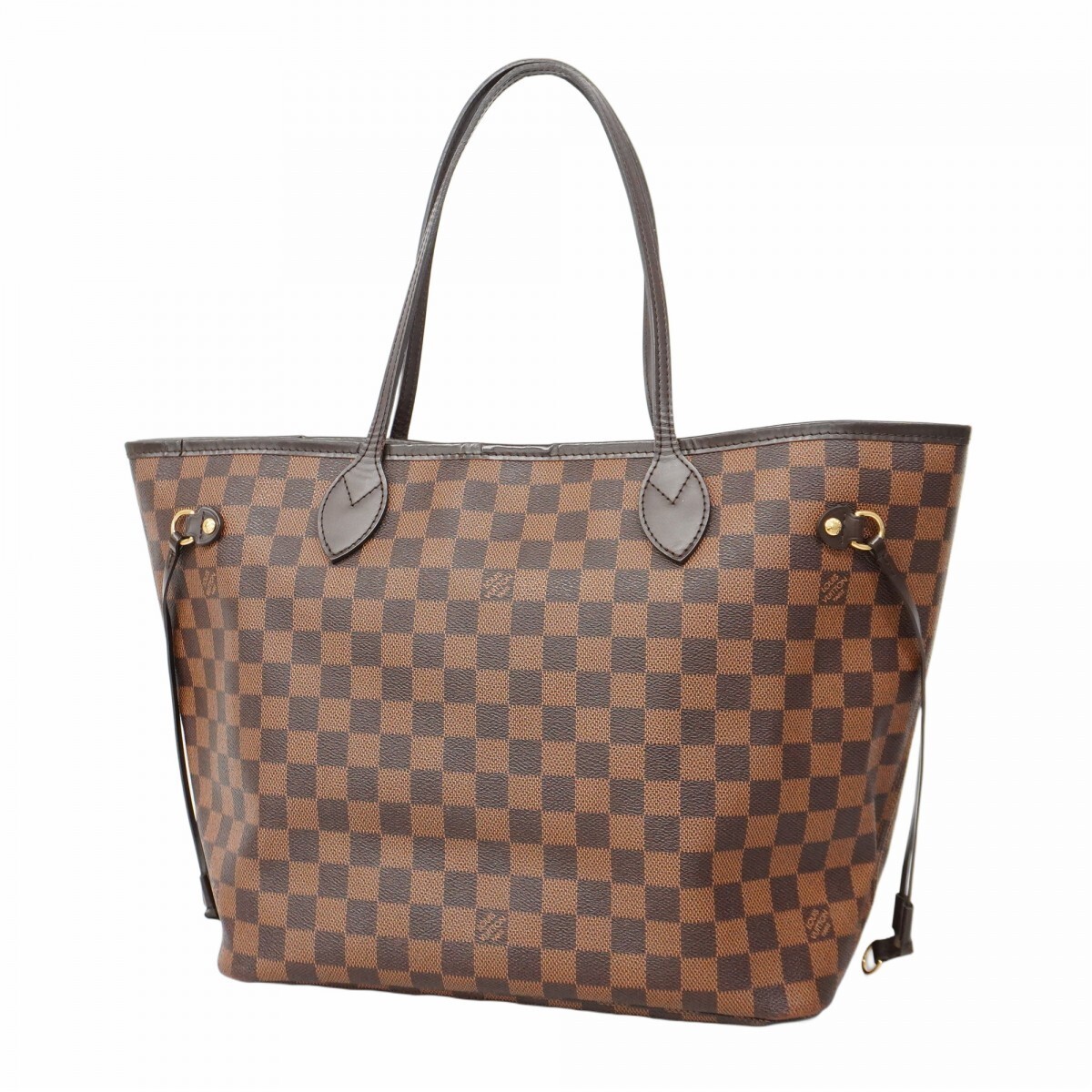 Louis Vuitton Damier Ebene Neverfull MM Tote Bag N51105 830346