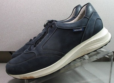 DOYLE NAVY MMSP70 MENS SHOE SIZE US 10.5 EURO 8 NUBUCK LACE UP  BY MEPHISTO