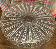 Antique National Glass Co. Daphne EAPG Cake S...