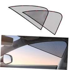 Car Window Shades, Driver Window Sun Shade, Upgraded Magnetic Side Black Mesh