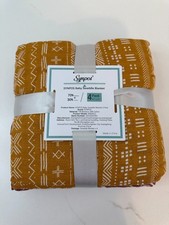 Synpos 4 Pack Baby Swaddle Blankets 47"x47" 70 Bamboo 30 Cotton