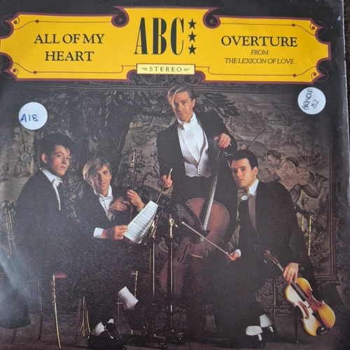 ABC - All Of My Heart / Overture - 7" Vinyl Single - VG+/VG - Free UK Postage