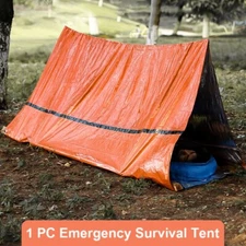 Emergency Survival Shelter Tent Reversible Waterproof Portable Outdoor Bivvy
