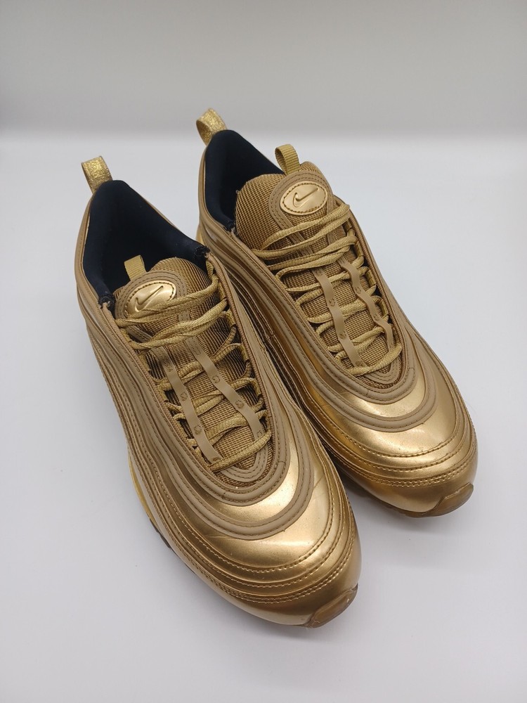 Nike Air Max 97 Mens Olympic Gold Metallic Size 10 CT4556-700