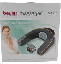 Beurer MG115 Shiatsu Neck Shoulder Massager with Heat Open-Box Unused MG-115