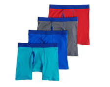 Hanes Kids Boys Ultimate ComfortSoft Cotton Briefs 4-Pack Multi Size XL 6577