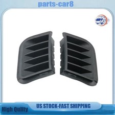 2PCS Front Bumper Side Fog Light Grille Hole Cover Fits 2006-2008 Hyundai Sonata