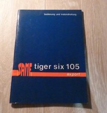 Same Trattore Tiger Six 105 Manuale Uso e Manutenzione