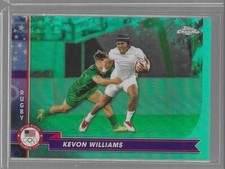 2024 Topps Chrome US Olympic Hopefuls Kevon Williams Aqua Refractor #/199