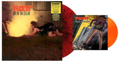 Ratt Out Of The Cellar Vinyl LP Colored Splatter + LP 7'' Colored Orange