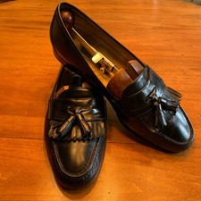 Cole Haan Black Tassel Loafers Made In Italy 8.5 E