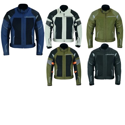 Motorcycle summer jacket black biker motorcycle ventilated summer jacket men's jacket 