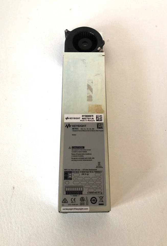 Agilent  N6781A 2-quadrant Source/Measure Unit for N6700 Battery Drain Analysis - Image 3 of 3