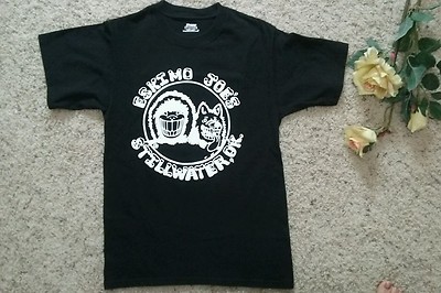 ESKIMO JOE Black T-Shirt Jumpin Juke Joint STILLWATER OKLA Boy Girl S Small C/P